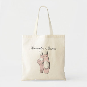 Ballerina Feet on Pointe #1 Lt Pink Tote Bag