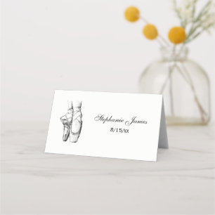 Ballerina Feet on Pointe #1 Place Card