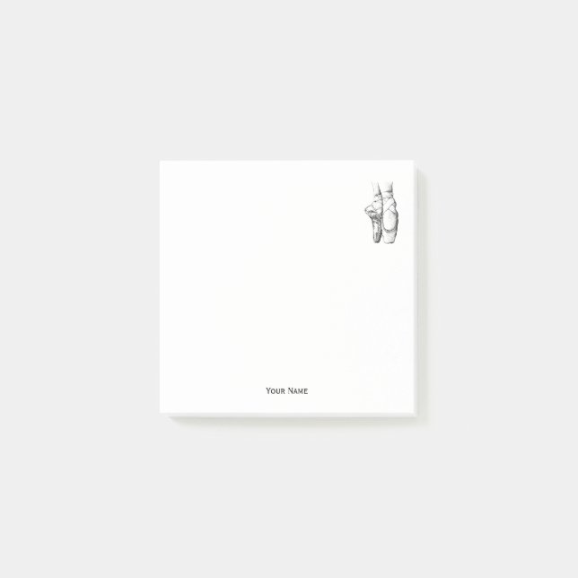 Ballerina Feet on Pointe #1 Post-it Notes (Front)