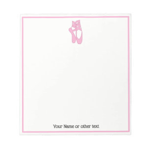 Ballerina Feet on Pointe DIY Color #2 Silhouette Notepad