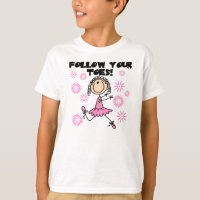 Ballerina Follow Your Toes T-shirts and Gifts