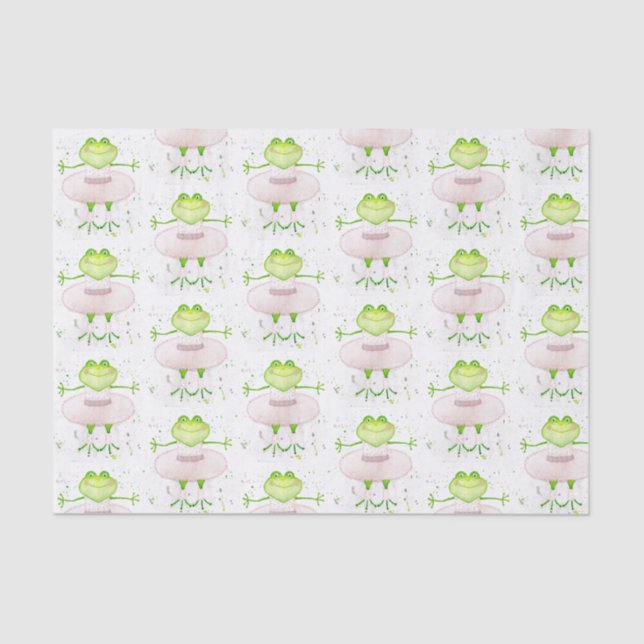 Ballerina Frog Tissue Paper (Front)