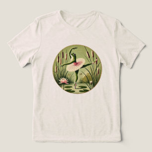 Ballerina Frog Tri-Blend Shirt