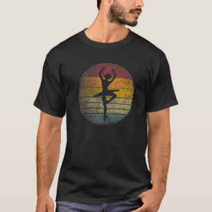 Ballerina Gift Vintage Distressed Retro Sunset Men T-Shirt