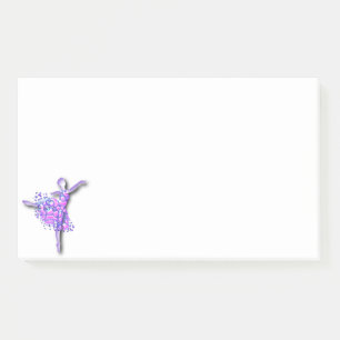 Ballerina Girl Ballet Dancer Sticky Notes