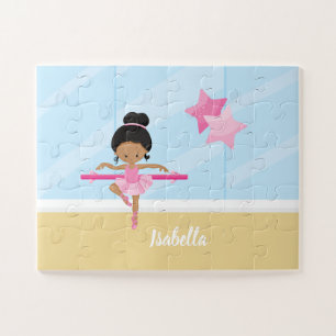 Ballerina Girl Kid's Personalised Jigsaw Puzzle