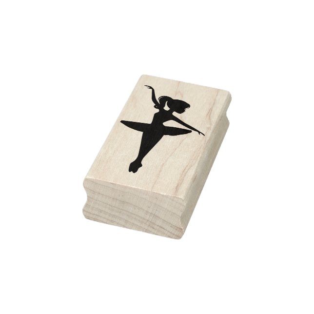 Ballerina Girl Rubber Stamp (Stamp)
