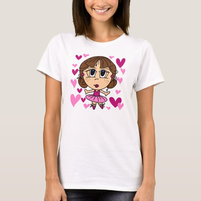 Ballerina Girl T-Shirt (Front)