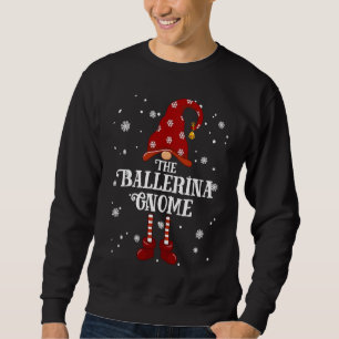 Ballerina Gnome Family Matching Group Christmas Sweatshirt