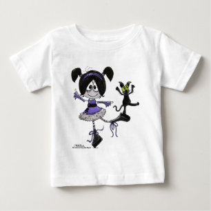 Ballerina Goth Style Baby T-Shirt