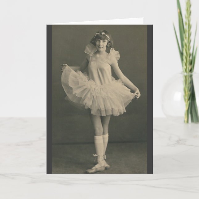 ballerina greeting card (Front)