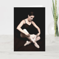 Ballerina Greeting Card