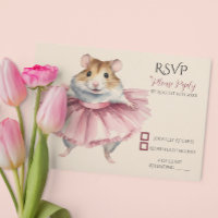 Ballerina Hamster Girls Birthday