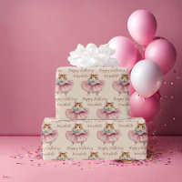 Ballerina Hamster Girls Personalised Birthday