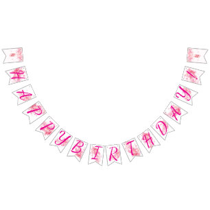 Ballerina Happy Birthday Banner