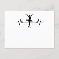 Ballerina Heartbeat Design Fun Classic Ballet Gift