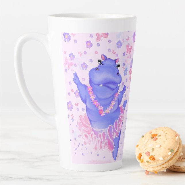 Ballerina Hippo Ballet Dancer Funny Mug (In Situ)