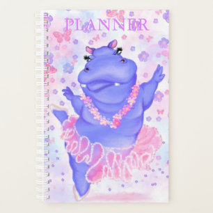 Ballerina Hippo Planner Gift - Fun