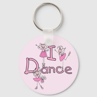 Ballerina I Dance T-shirts and Gifts Key Ring
