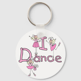 Ballerina I Dance T-shirts and Gifts Key Ring