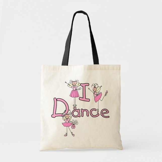 Ballerina I Dance T-shirts and Gifts Tote Bag (Front)