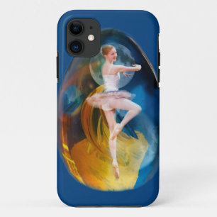 Ballerina in Alien Galaxy iPhone 11 Case