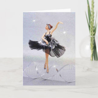 Ballerina in black (profile) card