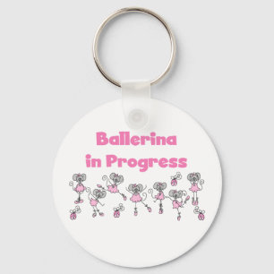 Ballerina in Progress T-shirts and Gifts Key Ring
