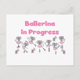 Ballerina in Progress T-shirts and Gifts Postcard