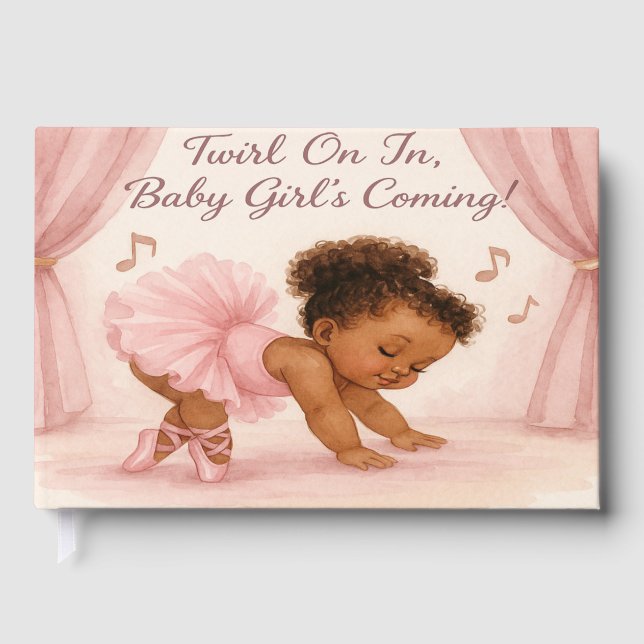 Ballerina in the Making Guest Book (Front)