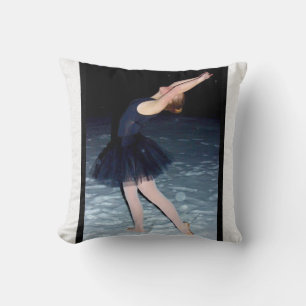 Ballerina in the Snow - Cushion