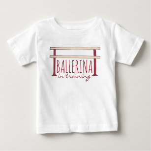 Ballerina in Training Ballet Barre Dance Dancer Baby T-Shirt