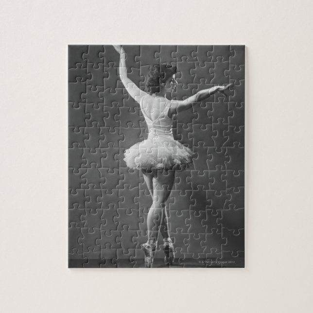 Ballerina in Tutu Jigsaw Puzzle (Vertical)