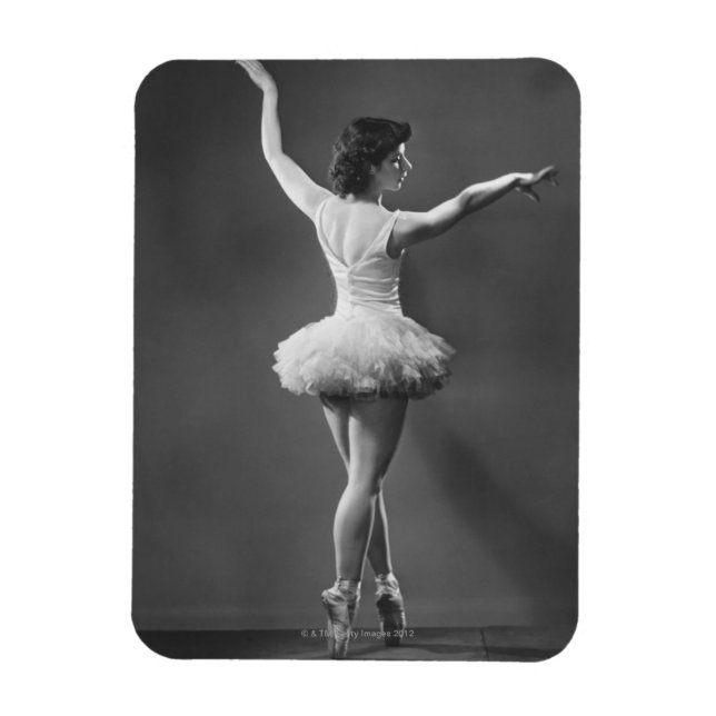 Ballerina in Tutu Magnet (Vertical)