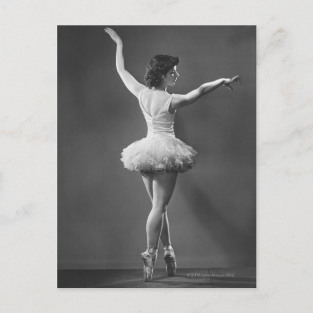 Ballerina in Tutu Postcard (Front)