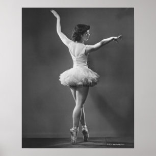 Ballerina in Tutu Poster