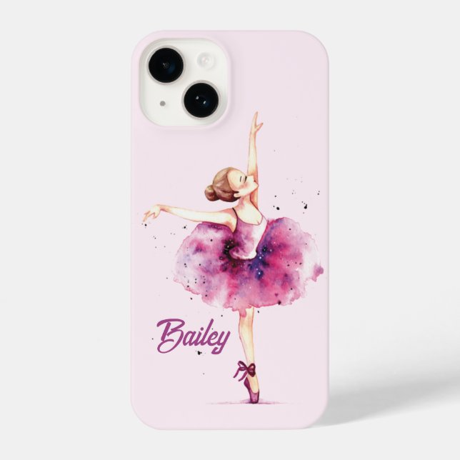 Ballerina iPhone case, Ballet phone case (Back)