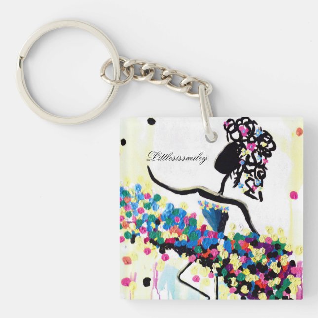 Ballerina Keychain (Front)