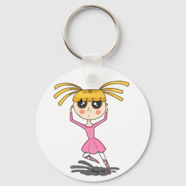 Ballerina Keychain (Front)