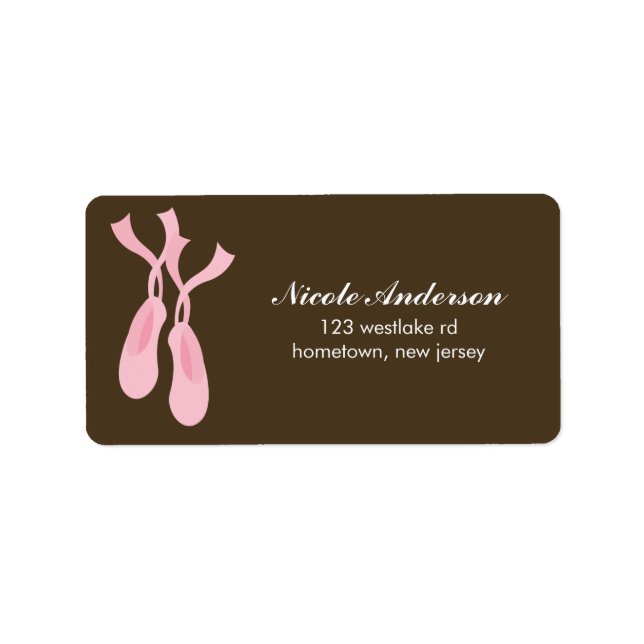 Ballerina Labels (Front)