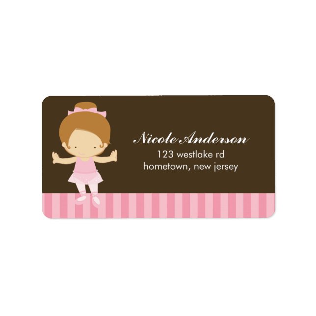 Ballerina Labels (Front)