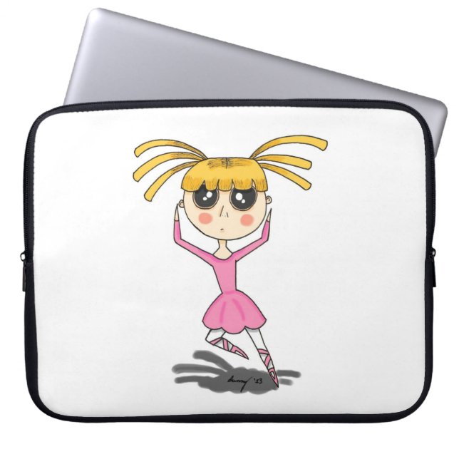 Ballerina Laptop Sleeve (Front)