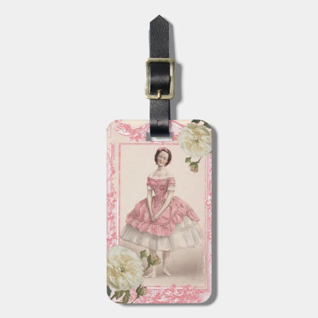 Ballerina Luggage Tag (Front Vertical)