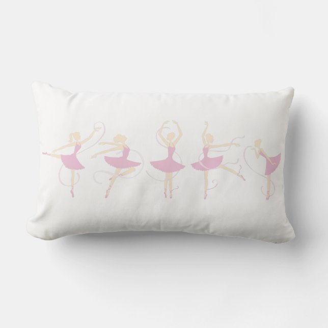 Ballerina Lumbar Pillow (Front)