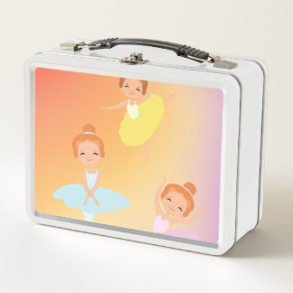 Ballerina Metal Lunch Box
