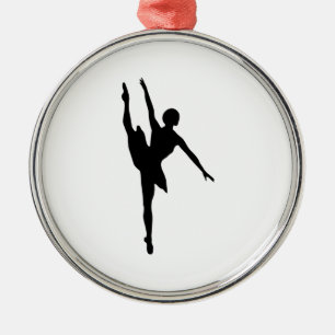Ballerina Metal Ornament
