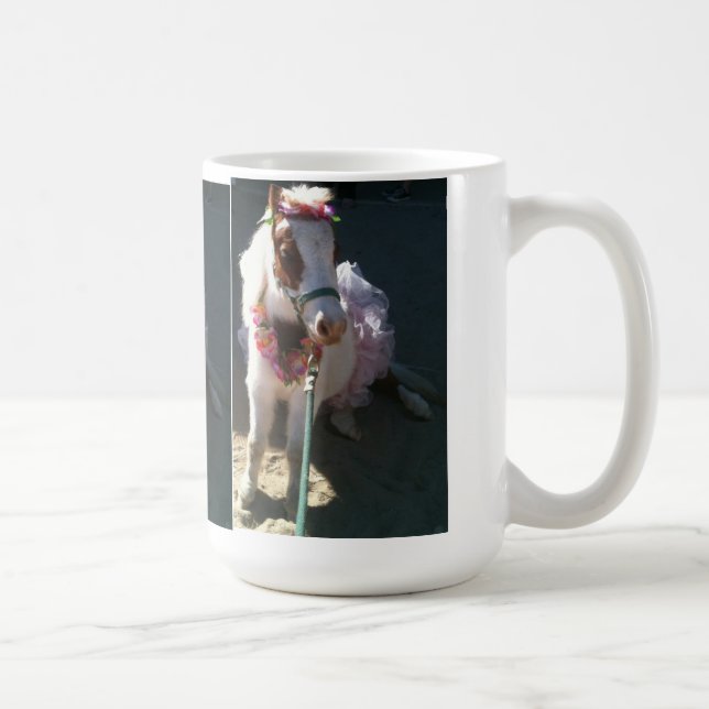 Ballerina Miniature trick horse Cherry Coffee Mug (Right)