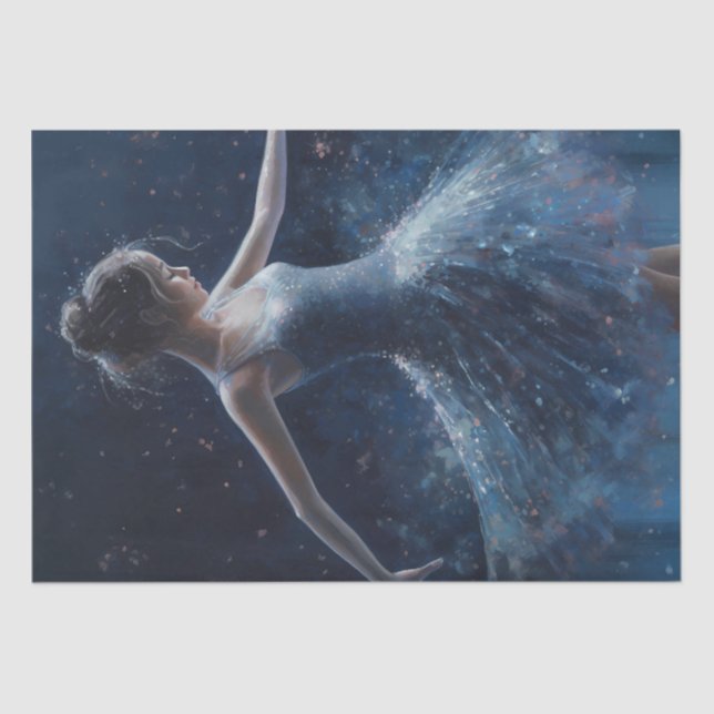 Ballerina Moonlit Tissue Paper (Front)
