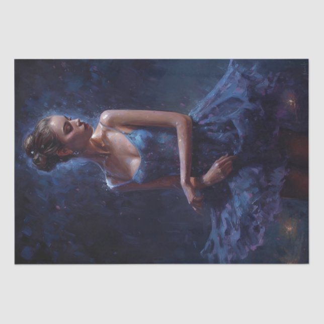 Ballerina Moonlit Tissue Paper (Front)