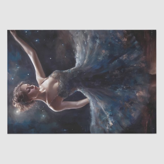 Ballerina Moonlit Tissue Paper (Front)